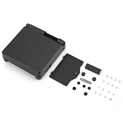 Abbildung von Schutzhülle für Gameboy SP, Ersatzgehäuse Nintendo Game Boy Advance GBA SP (schwarz)