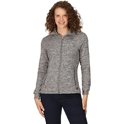 Abbildung von Regatta Damen Women&#039;s Azaelia Full Zip Fleece Jacket Fleecejacke, Dunkelgrau (Dark Grey Marl), 36