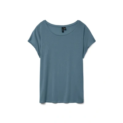 Abbildung von Vero Moda Vmava Plain NOOS Tshirt basic, Damen, Größe: XS, Stormy weather