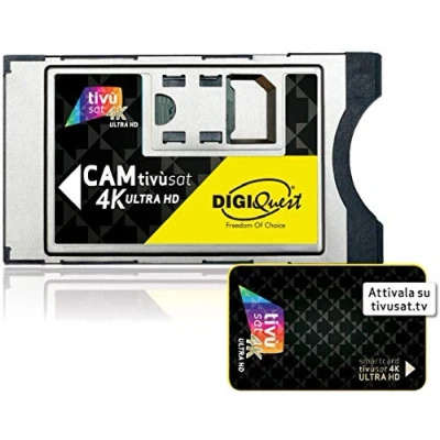 Abbildung von 4K Tivusat SmarCam Ultra HD CI+ Modul inkl. TiVu Aktive Smartcard Karte