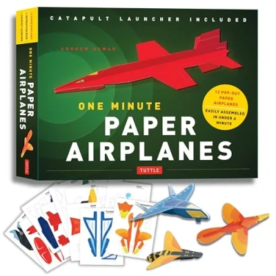 Abbildung von One Minute Paper Airplanes (Kit): 12 Pop Out Planes Easily Assembled in Under a