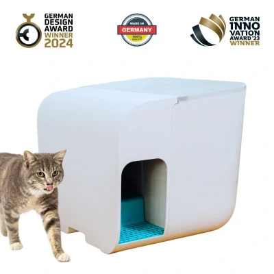 Abbildung von Katzentoilette Cloou Weiß