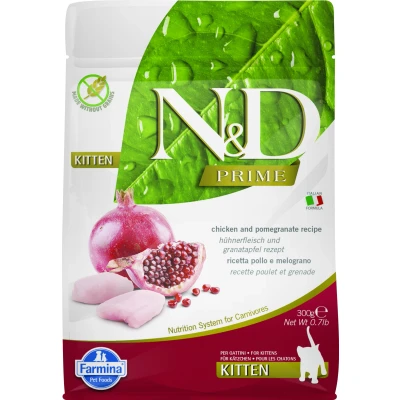 Abbildung von N&amp;D PRIME CAT KITTEN Huhn &amp; Granatapfel varianten 300 g