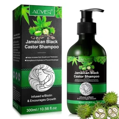 Abbildung von ALIVER Haarshampoo Shampoo Rizinusöl Kopfhaut Pflege Haarwachstum Vegan Aliver, 1 tlg.,