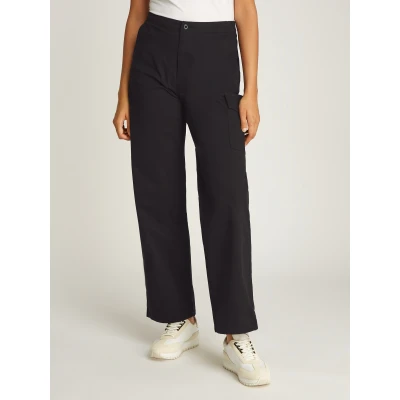 Abbildung von Calvin Klein Jeans Cargohose, Damen, Größe: 28, Black