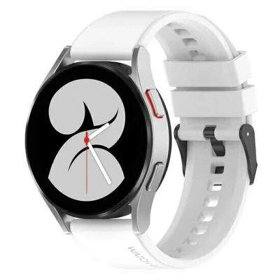 Abbildung von Garmin Vivomove 3 / HR Luxe Sport Style Trend Armband mit Silikonschnalle Weiß