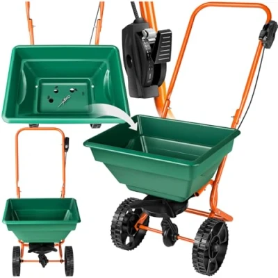 Abbildung von tectake Streuwagen, 25 l Füllmenge,