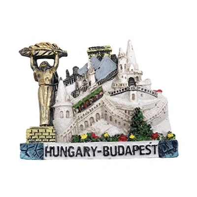 Abbildung von 3D Kühlschrankmagnet, Motiv: Budapest Ungarn, Souvenirs, Aufkleber, Heim und Küchendekoration, Kühlschrankmagnet aus China