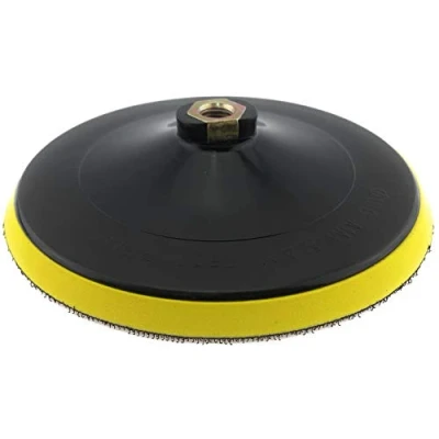 Abbildung von PRODIAMANT Aufnahmeteller 180 mm M14 Flexibler Klett Stützteller mit dämpfendem Schaum für Nass und Trockenschleifen, Beton, Metall, Stein, Lack