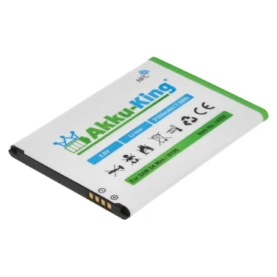 Abbildung von Akku King kompatibel mit Samsung EB B500BE, B500BU Li Ion 2100 mAh NFC für Galaxy S4 Mini i9192, i9195