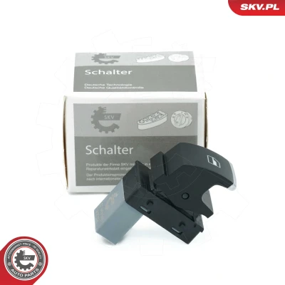 Abbildung von ESEN SKV 37SKV505 Schalter, Fensterheber beifahrerseitig, hinten links, rechts VOLKSWAGEN: Passat B7 Variant, CC, Limousine