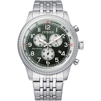 Abbildung von Citizen Chronograph, Herren, Größe: One Size, Grün
