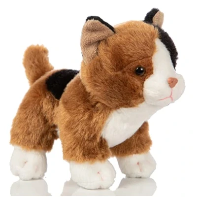 Abbildung von Uni Toys Kuscheltier Kätzchen versch. Modelle Höhe 13 cm Plüsch Katze, Plüschtier, zu 100 % recyceltes Füllmaterial