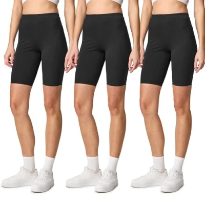 Abbildung von Merry Style Leggings Damen Kurze Hose aus Baumwolle MS10 200 (1 tlg) elastischer Bund