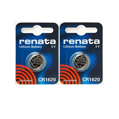 Abbildung von 2 x CR1620 3 V Renata Lithium Akku Swiss Made Uhr Schlüssel Gadget