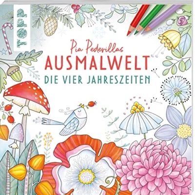 Abbildung von Pia Pedevillas Ausmalwelt Die vier Jahreszeiten: Ausmalen &amp; entspannen