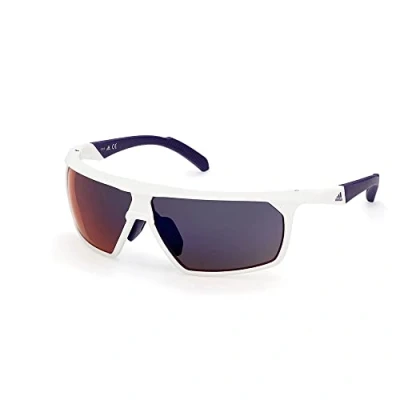 Abbildung von adidas Herren Sp0030 Sonnenbrille, Violett Grad E/O Verspiegelt, 70