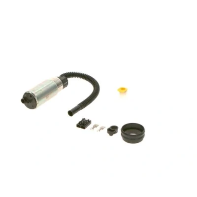 Abbildung von BOSCH 0 986 580 801 Kraftstoffpumpe elektrisch mit Anbaumaterial Anschlussteilen RENAULT: Megane 1, 1 Coach, Scenic