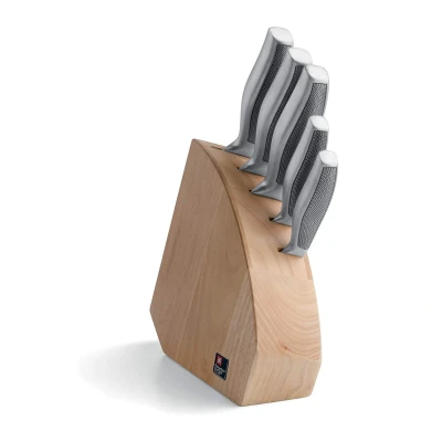 Abbildung von Richardson Sheffield Sense 5 teiliges Messerset mit Block Holz