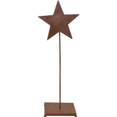 Abbildung von HOFMANN LIVING AND MORE Dekostern &quot;Weihnachtsstern, Weihnachtsdeko aussen&quot;, aus Metall, mit rostiger Oberfläche