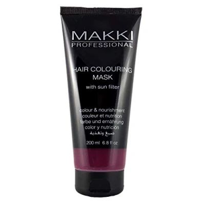 Abbildung von Makki semi permanente Haarfärbung Maske farbe und ernährung Fuchsie/Fuchsia