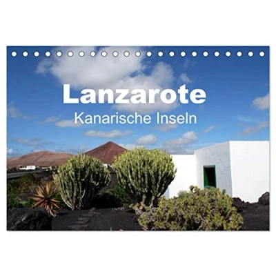 Abbildung von Lanzarote Kanarische Inseln (Tischkalender 2025 DIN A5 quer), CALVENDO Monatskalender