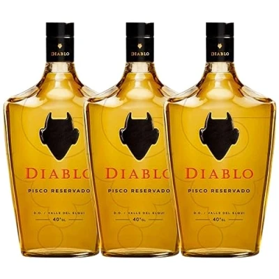 Abbildung von Pisco Concha y Toro Diablo Reservado 70 cl (Schachtel mit 3 Flaschen von cl)