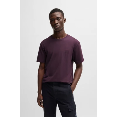 Abbildung von BOSS Tales Tshirt basic, Herren, Größe: 3XL, Open purple