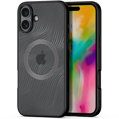 Abbildung von Apple iPhone 16 Hülle MagSafe Kunststoff Dux Ducis Hard Case/Backcover Handyhülle Transparent
