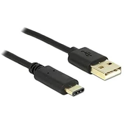 Abbildung von Delock Kabel USB 2.0 Typ A Stecker &gt; Type C™ 2,0 m schwarz