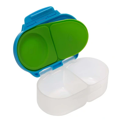 Abbildung von b.box Mini Brotdose für Kinder mit Fächern Bento Box, 2 Auslaufsichere Fächer Lunchbox Gerichte &amp; Snacks Platz Ganzes Obst BPA frei