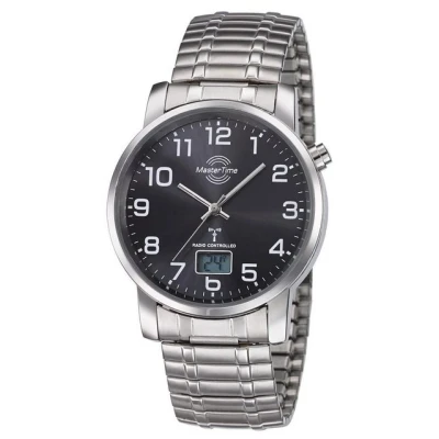 Abbildung von MASTER TIME Funkuhr MTGA 10308 22M, Armbanduhr, Quarzuhr, Herrenuhr, Datum, Langzeitbatterie