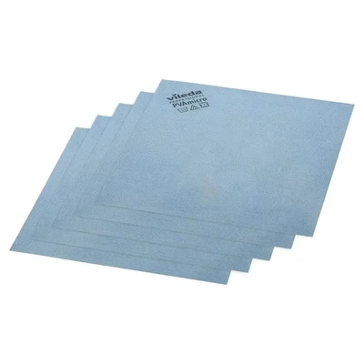 Abbildung von Vileda PVAmicro Spezialtuch Microfaser 38x35cm blau 5er Pack Mikrofasertuch (87% Polyester, 13% Polyamid, 38x35 cm, 5 tlg)