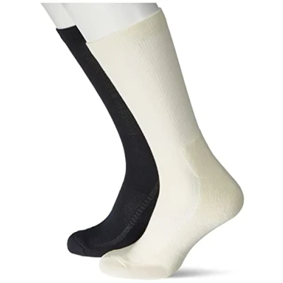 Abbildung von Levi&#039;s Unisex Footie Crew Sock 2er Pack, Black Marshmellow, 39 42
