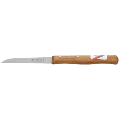 Abbildung von Windmühlenmesser Gemüsemesser, (1 tlg.), 85 mm gerade Klinge langer Griff aus Rotbuche