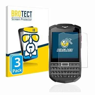 Abbildung von BROTECT Schutzglas für Unihertz Titan Pocket (3 Stück) Schutzfolie Panzer Folie Glas [Extrem Kratzfest 9H, Anti Fingerprint, Ultra Transparent]