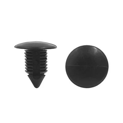 Abbildung von sourcing map 20Stk 11mm Loch 21mm Kopf Auto Kunststoff Trim Tür Panel Festhalter Clip Niet schwarz de