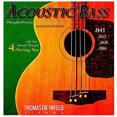 Abbildung von Thomastik Saiten für Akustikbass Phosphor Bronze mit Nylonkern Satz AB344 4 saitig (G, D, A, E)