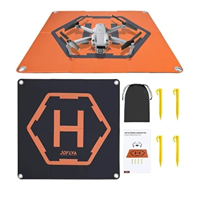 Abbildung von JOFLVA Drohnen Landeplatz, Drohne Landing Pad 50cm(19&#039;&#039;) Universal Schnell faltbar Landeplattform, für DJI Mini 2/ Mavic Air 3 Pro/Mavic 2.