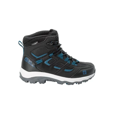 Abbildung von Jack Wolfskin VOJO Texapore MID Unisex Hikingschuh für Kinder, Größe: 27, Schwarz Textil/synthetik