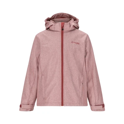 Abbildung von Zigzag Manone Melange Waterproof Outdoorjacke für Kinder, Größe: 110, apple butter