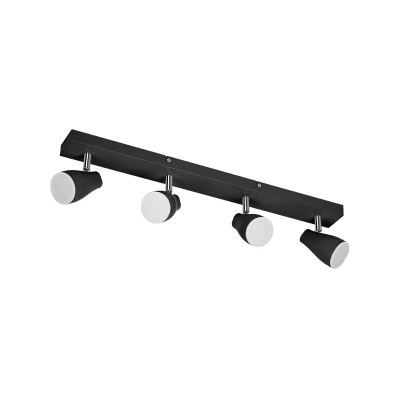 Abbildung von LEDVANCE LED SPOT PEAR Spotlight GU10, schwarz, 4X4,3W, 1400lm, 614mm, warmweiße Lichtfarbe, ausrichtbare Leuchtenköpfe, einfache Montage, Kombination mit smarten GU10 Lampen möglich, IP 20, 2700K