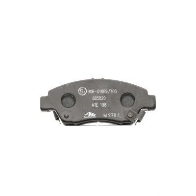 Abbildung von ATE 13.0460 5820.2 Bremsbelagsatz mit akustischer Verschleißwarnung HONDA: CIVIC 6 Hatchback, Stufenheck, Coupe