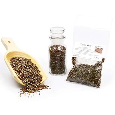 Abbildung von Tiroler Brot Backmischung, Gewürzmischung ohne Geschmacksverstärker, Brotwürzer, Naturgewürz zum backen, Bauernbrot Gewürz, glutenfrei 25g