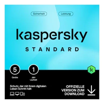 Abbildung von Kaspersky Standard Anti Virus [5 Geräte 1 Jahr]
