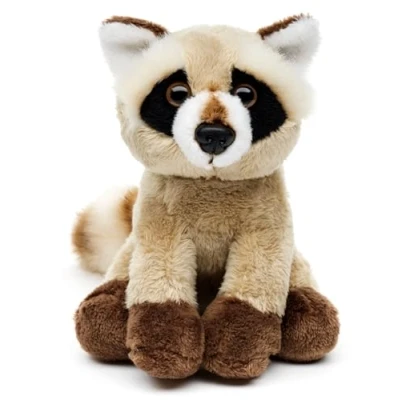 Abbildung von Uni Toys Waschbär (braun) Plushie 15 cm (Länge) Plüsch Bär Plüschtier, Kuscheltier
