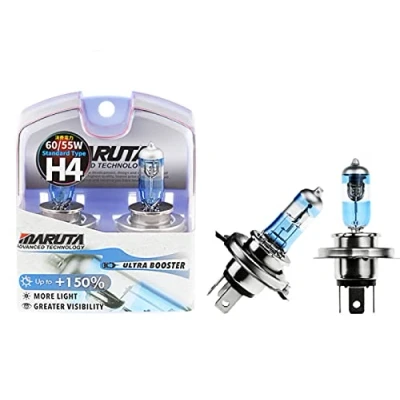 Abbildung von MARUTA KFZ Ersatzleuchte ULTRA BOOSTER, P43t, 2 St., Kaltweiß, ausbalacierte Xenon Farbtemperatur,Xenon Look,super weißes Licht