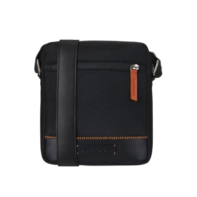 Abbildung von Davidoff HOME RUN Umhängetasche, Herren, Größe: One Size, Black/orange