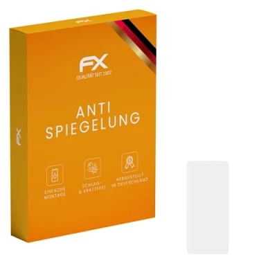 Abbildung von atFoliX Panzerfolie kompatibel mit Xiaomi Redmi Note 10 Pro Max Schutzfolie, entspiegelnde und stoßdämpfende FX Folie (3X)