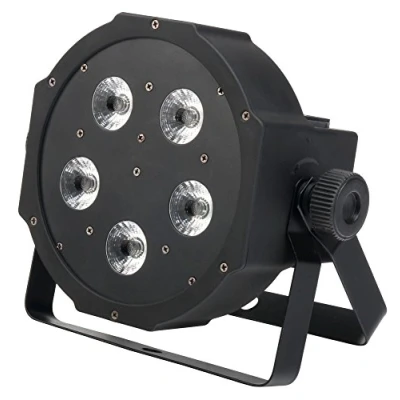 Abbildung von Showlite FLP 5x8W RGBW Flatline Panel Licht Effekt (Discolicht, DMX Steuerung, Automatiksteuerung, Musiksteuerung)